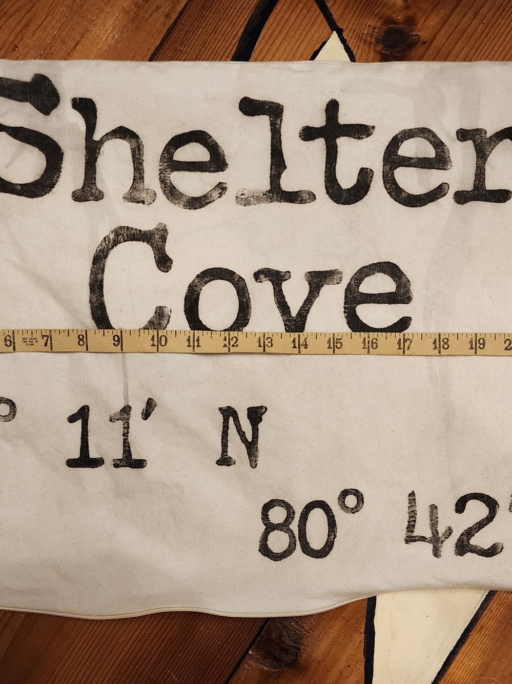 Shelter Cove HHI Canvas Vacation Location Pillow Hilton Head Island SC - Picture 3 of 10